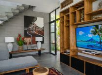 Villa Gu- Canggu Beachside Villas, TV Lounge